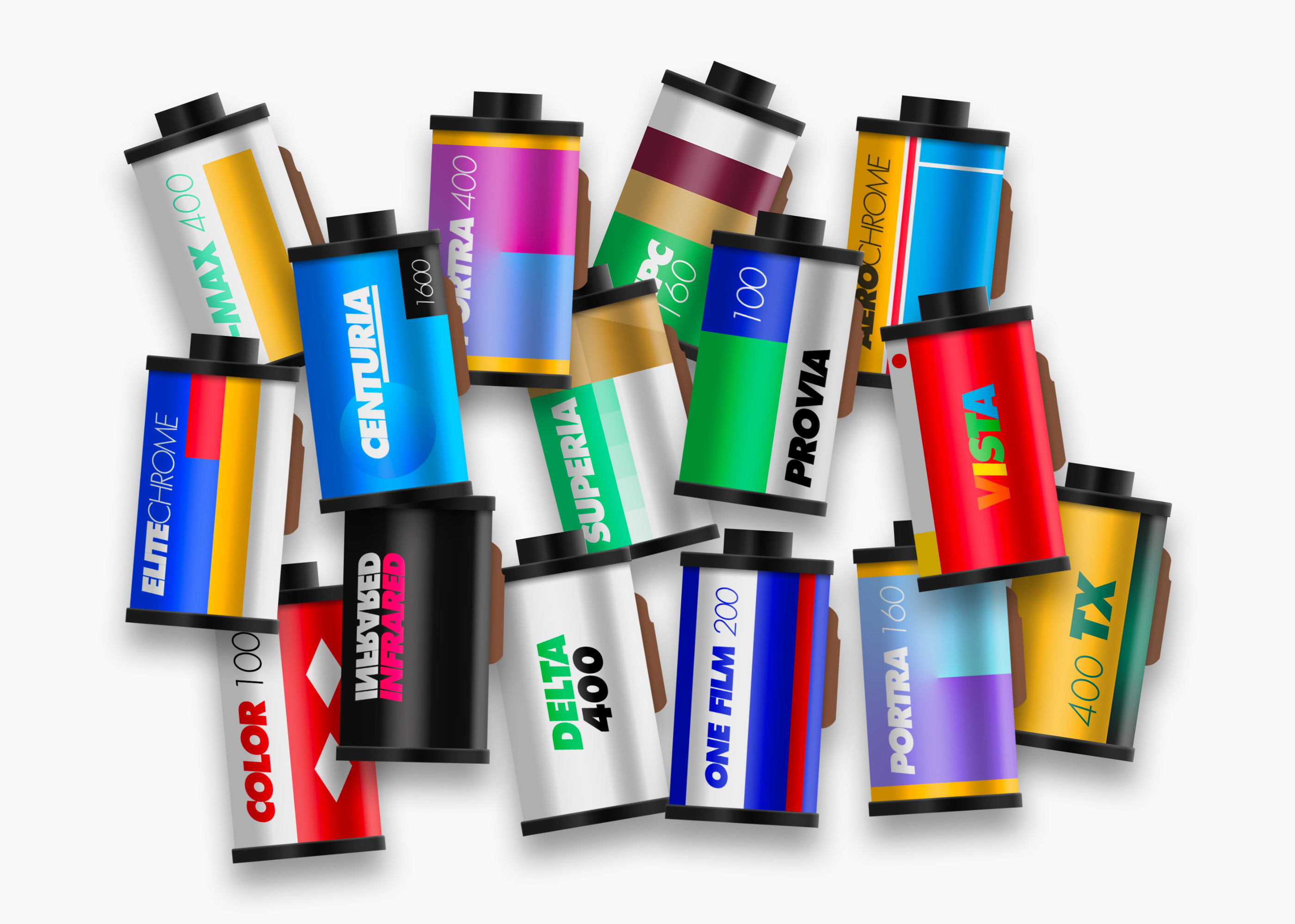 Most famous classic film stocks 35mm